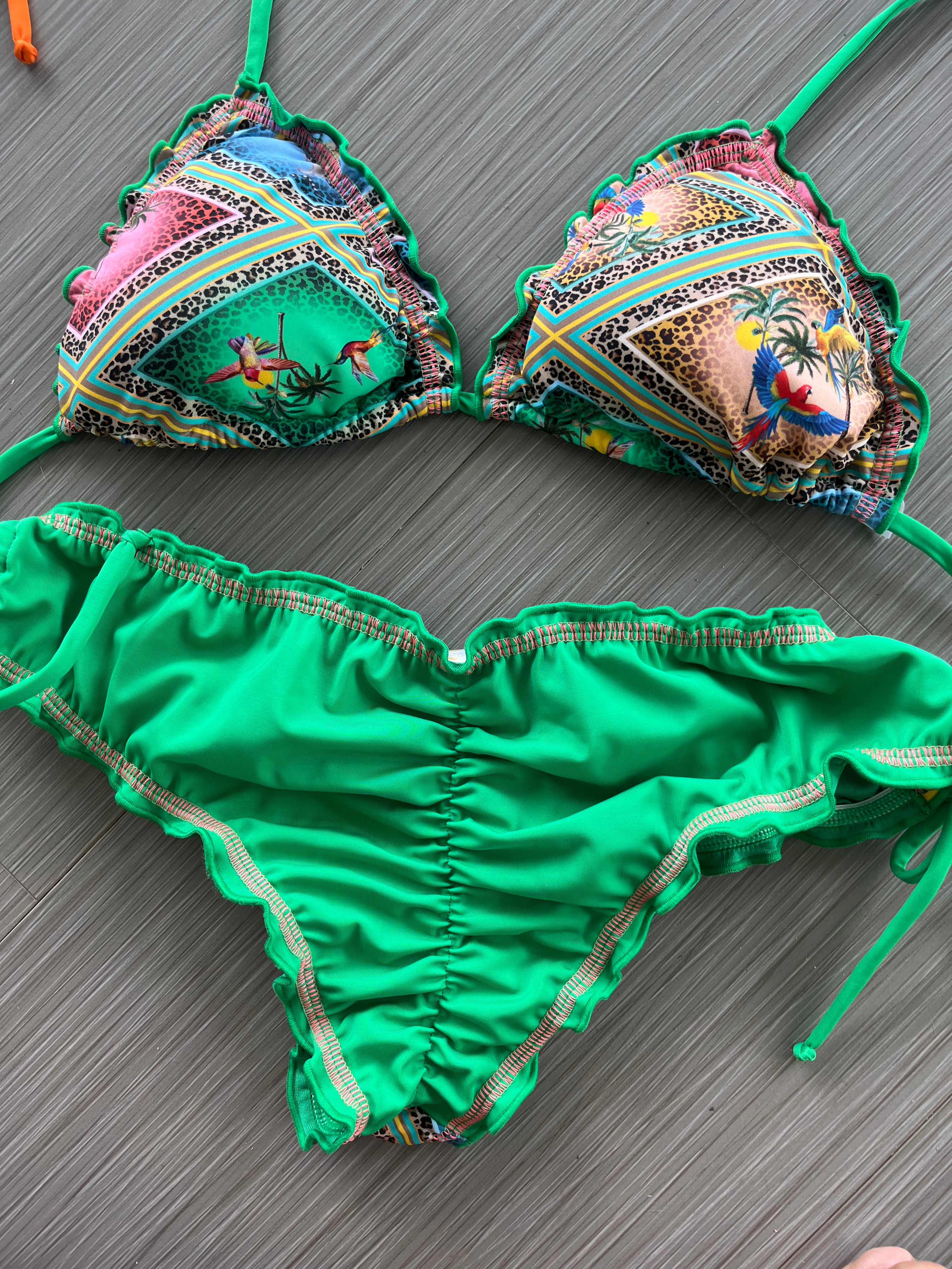 Green lover bikini